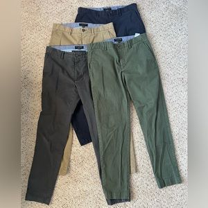 Banana Republic Mason Chino 4 pack 32x30